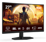 AOC G4 C27G42E computerskærm 68,6 cm (27") 1920 x 1080 pixel Fuld HD LED Sort, Rød