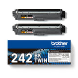 Brother TN-242BKTWIN tonerpatron 2 stk Original Sort