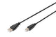 Digitus AK-300102-010-S USB-kabel USB 2.0 1 m USB A USB B 0,48 Gbit/sek. Sort