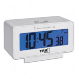 TFA-Dostmann 60.2544.02 vækkeur Digital alarmur Hvid