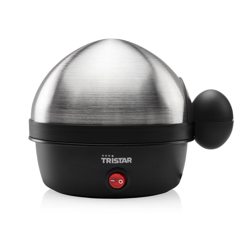 Tristar EK-3076 æggekoger 7 æg Sort, Rustfrit stål