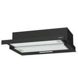 Gorenje TH60E3B emhætte Semi indbygget (træk ud) Sort 350 m³/t