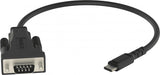 Vision TC-USBCSER/BL serielkabel Sort RS-232 USB-C
