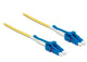 DeLOCK 85085 InfiniBand og fiberoptisk kabel 3 m LC Gul