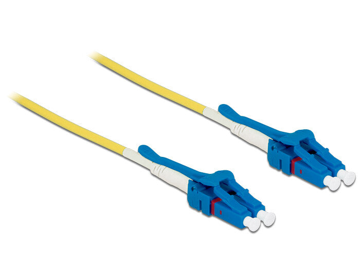 DeLOCK 85085 InfiniBand og fiberoptisk kabel 3 m LC Gul