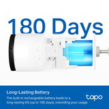 TP-Link Tapo C410 Kugle (form) IP-sikkerhedskamera Udendørs 2304 x 1296 pixel Loft/væg