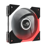 ASUS ROG Eurux GR120 ARGB Reverse Fan - Triple Pack Computerkabinet Ventilator 12 cm Sort, Hvid 3 stk