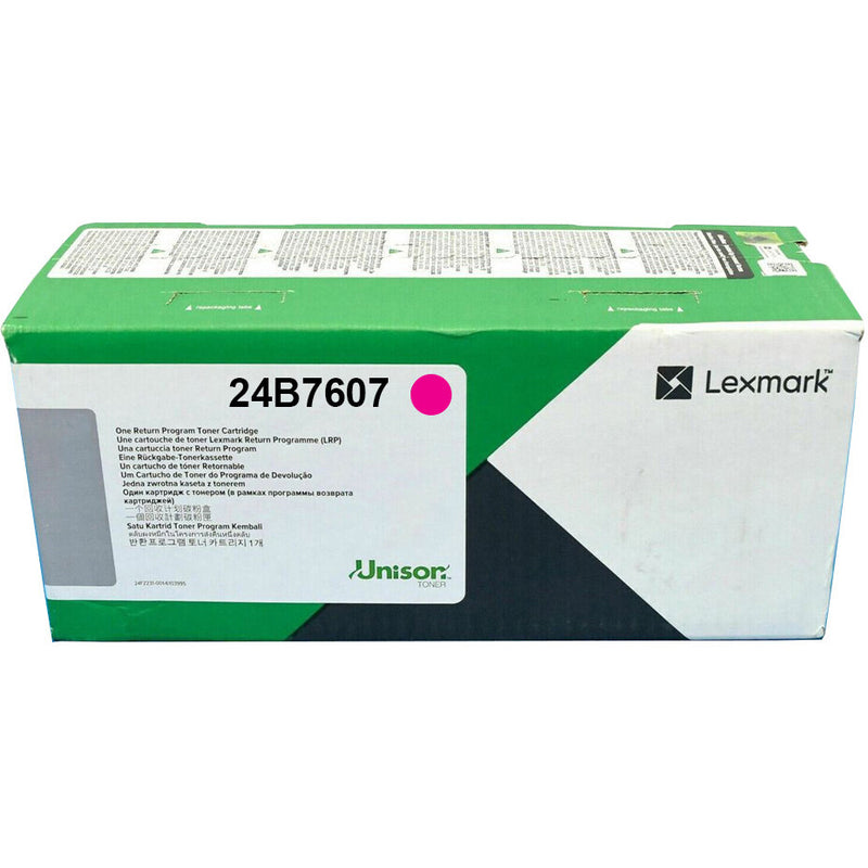 Lexmark 24B7607 tonerpatron 1 stk Original Magenta
