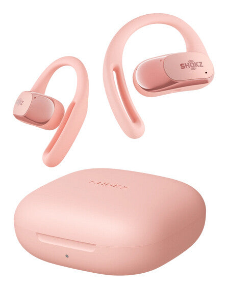 SHOKZ OpenFit Air Headset Trådløs Ørekrog Opkald/Musik/Sport/Hverdag Bluetooth Lyserød