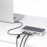 StarTech.com 50C-40G-USB4-CABLE USB-kabel USB4 Gen 3x2 0,5 m USB C 40 Gbit/sek. 240 W Sort