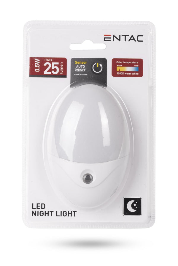 Entac ENL-O-0.5W-DSWW natte-belysning Plug-in natlys