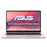 ASUS Chromebook CM1505CM4A-S70032 MediaTek Kompanio Kompanio 540 39,6 cm (15.6") Fuld HD 8 GB LPDDR5x-SDRAM 128 GB eMMC Wi-Fi 6 (802.11ax) ChromeOS Lyserød