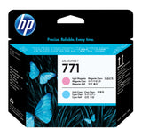 HP 771 DesignJet-skrivehoved, lys magenta/lys cyan