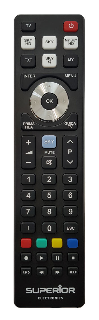 Superior Electronics SUPTRB027 fjernbetjening Sky Tryk på knapper