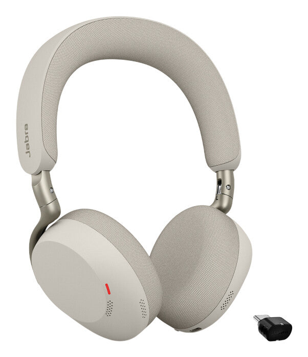 Jabra Evolve3 75 MS + Link 390c Headset Trådløs Opkald/musik USB Type-C Bluetooth Grå
