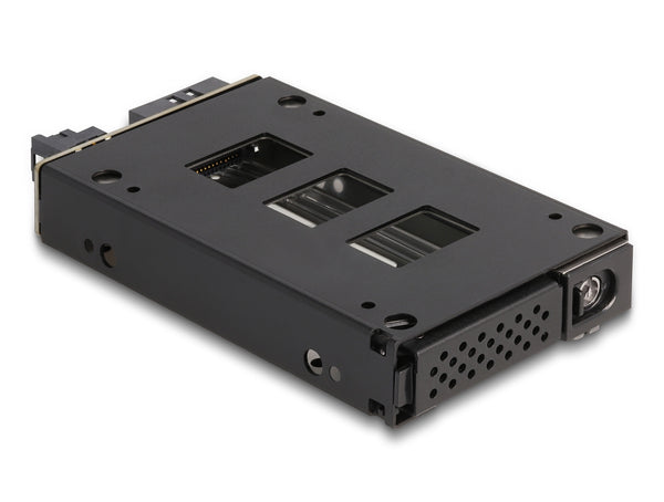 DeLOCK 47005 drive bay panel 2.5" Opbevaring drev bakke Sort, Sølv