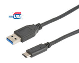 Prokord USB-0058 USB-kabel USB 3.2 Gen 1 (3.1 Gen 1) 1 m USB A USB C Sort
