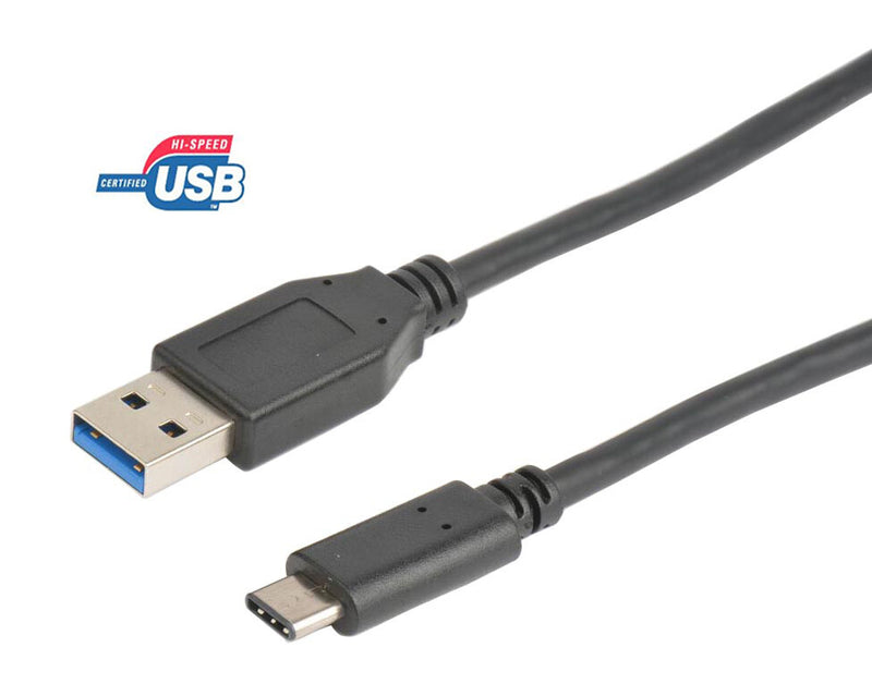 Prokord USB-0058 USB-kabel USB 3.2 Gen 1 (3.1 Gen 1) 1 m USB A USB C Sort