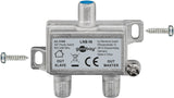 Goobay 51445 kabelsplitter eller -samler Kabelfordeler Sølv