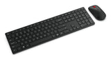 Lenovo 4X31S04814 tastatur Mus inkluderet Kontor RF trådløs + Bluetooth Tysk Sort
