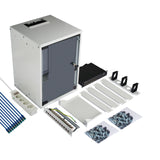 EFB Elektronik WGB-1009GR.30-SET1 stativ 9U Vægmonteret stativ Grå