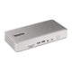 StarTech.com 132UE-TB4USB4DOCK dockingstation Ledningsført Thunderbolt 4 Grå