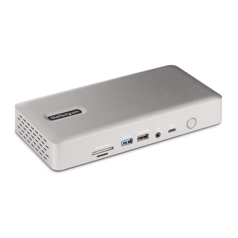 StarTech.com 132UE-TB4USB4DOCK dockingstation Ledningsført Thunderbolt 4 Grå