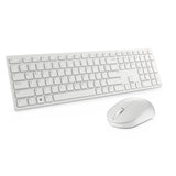 DELL KM5221W-WH tastatur Mus inkluderet Kontor RF trådløst QWERTY Nordisk Hvid
