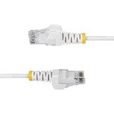 StarTech.com N6PAT100CMWHS netværkskabel Hvid 1 m Cat6 U/UTP (UTP) Rund