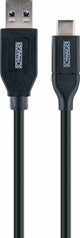 Schwaiger LK 050 C USB-kabel USB 3.2 Gen 2 (3.1 Gen 2) 0,5 m USB A USB C 5 Gbit/sek. Sort