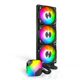 Montech HYPERFLOW ARGB 360 Processor Alt-i-en væskekøler 12 cm Sort 1 stk