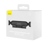 Baseus Stable Gravitational Car Mount Lite Mobiltelefon/Smartphone Sort