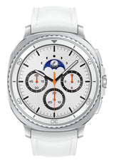 Samsung Galaxy Watch 8 Classic 3,3 cm (1.3") AMOLED 46 mm Digital 438 x 438 pixel Berøringsskærm Sølv Wi-Fi GPS (satellit)