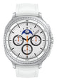 Samsung Galaxy Watch 8 Classic 3,3 cm (1.3") AMOLED 46 mm Digital 438 x 438 pixel Berøringsskærm Sølv Wi-Fi GPS (satellit)