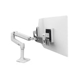 Ergotron LX Series Desk Dual Direct Arm 63,5 cm (25") Skrivebord Hvid
