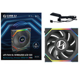 Lian Li UNI FAN SL Wireless LCD 120 Computerkabinet Ventilator 12 cm Sort 1 stk