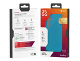 ZAGG Luxe mobiltelefon etui 17 cm (6.7") Cover Blå