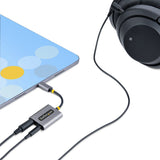 StarTech.com USBC-AUDIO-SPLITTER lyd-deler Grå
