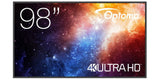 Optoma N3981K Digital fladpaneldisplay 2,49 m (98") LED Wi-Fi 500 cd/m² 4K Ultra HD Sort Android 11 24/7