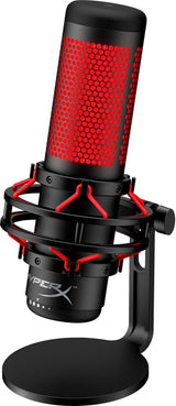 HyperX QuadCast - USB-mikrofon (sort-rød) – rød indikator