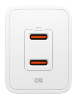 Spigen Essential EE472EU Universel Hvid Vekselstrøm Hurtig opladning Indendørs
