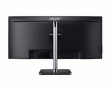 Acer CB343CUR computerskærm 86,4 cm (34") 3440 x 1440 pixel UltraWide Quad HD LED Sort, Sølv