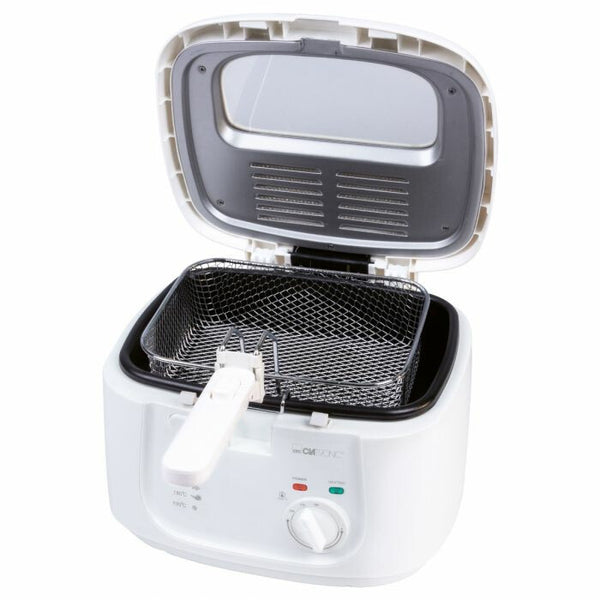 Clatronic FR 3771 Enkelt 2,5 L 1800 W Frituregryde Hvid