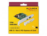 DeLOCK 90299 interface-kort/adapter Intern USB 3.2 Gen 1 (3.1 Gen 1)