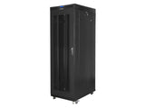 Lanberg FF01-8227-23BL stativ 27U Fritstående reol Sort