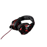 Modecom VOLCANO GHOST Headset Ledningsført Spil Sort, Rød