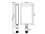 DeLOCK 88904 antenne Retningsbestemt antenne RP-SMA 10 dBi