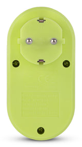 Entac EPAG-1EE-2USB-L strømstik adapter Type F Lime