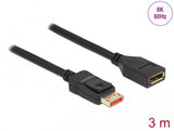 DeLOCK 87072 DisplayPort kabel 3 m Sort