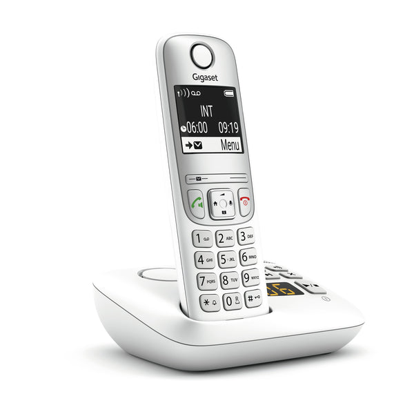 Gigaset AE690A Analog/DECT-telefon Nummervisning Hvid